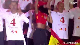 Aitana  Mon Amour Remix  Euro2024 LIVE [upl. by Yahsram121]