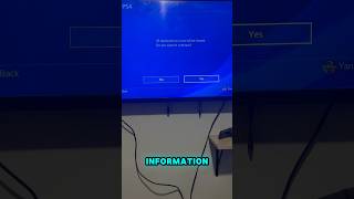 How to fully factory reset your ps4 ps4resetplaystation4 [upl. by Arinaj]