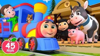 Train Choo Choo Song  Newborn Baby Songs amp Nursery Rhymes [upl. by Hackett16]