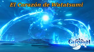 Genshin Impact Gameplay  El Corazón de Watatsumi en Español [upl. by Leinahtan]