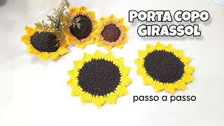 PORTA COPO GIRASSOL FÁCIL E PRÁTICO 🌻 [upl. by Cima]