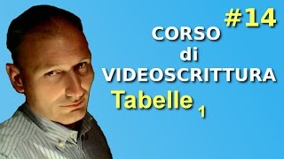 Maggiolina  Corso di Videoscrittura  14 Tabelle 1p [upl. by Radborne]