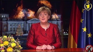 Neujahrsansprache Angela Merkel und der deutsche Wahnsinn  Satire [upl. by Immat36]