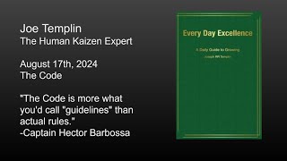 Every Day Excellence Aug 17 The Code [upl. by Gerstein447]