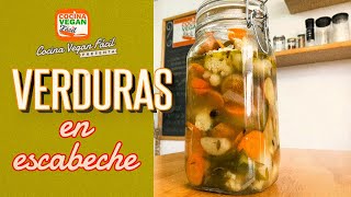 Verduras en escabeche  Cocina Vegan Fácil [upl. by Yuria645]