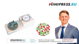 Labortabletten oder Kapseldickenanalysator HD02 Minipressru [upl. by Desimone]