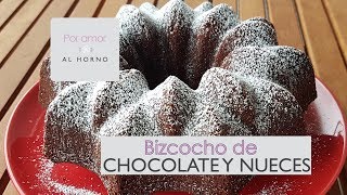 Bizcocho o torta de chocolate y nueces [upl. by Margalo]