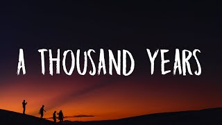 Christina Perri  A Thousand Years Lyrics [upl. by Wyck]