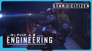 Inside Star Citizen Alpha 40  Engineering [upl. by Ylenats]