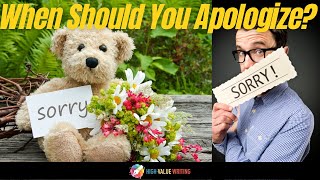 Should You Say SORRY at Work [upl. by Amaryllis]