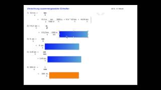 Umrechnung zusammengesetzter Einheiten [upl. by Elleinnad]