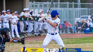 Varsity Baseball vs Lakeside [upl. by Hserus231]