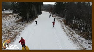 Slope Science Volunteers keep trails smooth at Lapham Peak [upl. by Euqinor]