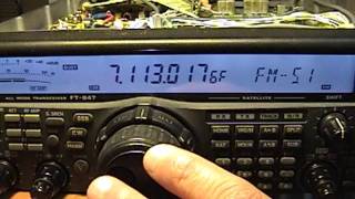 Yaesu FT847 evaluación en Laboratorio [upl. by Yoj104]