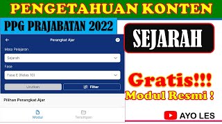 Kisikisi dan Modul Ajar Soal Pengetahuan Konten SEJARAH PPG Prajabatan 2022 [upl. by Tatia344]