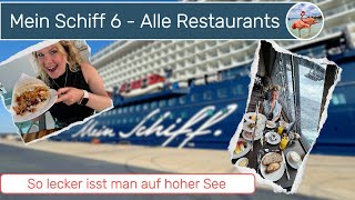 Schlemmen auf hoher See  Essen TUI Cruises  Mein Schiff 6 cruiseship tuicruises [upl. by Nylicaj]