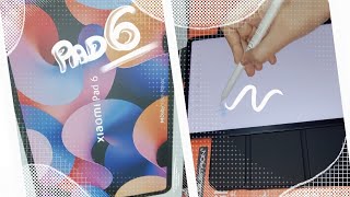 Xiaomi Pad 6 tablet Unboxing and setup with Gen 2 Pen🤩 [upl. by Nospmas]