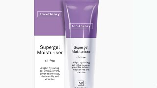 Facetheory Supergel Oilfree Moisturiser M3 for Oily and AcneProne Skin Review and How to Use [upl. by Euqinomahs]