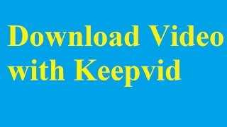 OFFICIAL KeepVid Download [upl. by Naeerb]