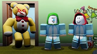 SERIAL KILLER TEDDY BEAR in Roblox Daycare [upl. by Dorcy196]