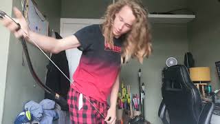 how I string my bows archery [upl. by Ethelind871]