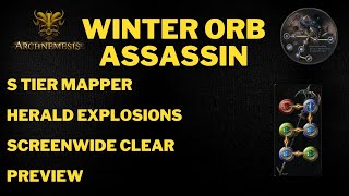 POE 317 Omniscience Winter Orb Assassin The build for fast mapping [upl. by Sixel467]