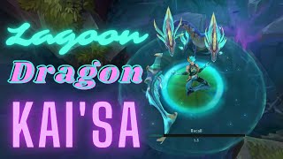 Lagoon Dragon KaiSa Skin with Chroma  PreRelease [upl. by Emia146]