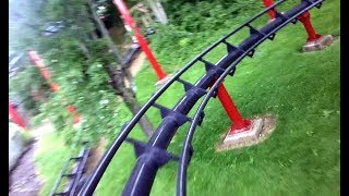 Trailblazer Mine Train Front Seat HD POV  Hersheypark [upl. by Harneen470]