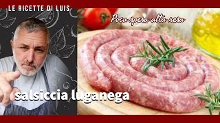 Salsiccia Luganega fatta da un norcino luganega sausage [upl. by Nnaaihtnyc]