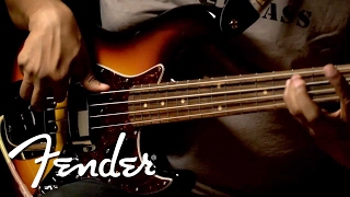 American Vintage 64 Jazz Bass Demo  Fender [upl. by Agemo]