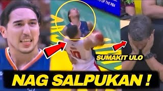 KNOCKOUT  SUMAKIT ULO ni COACH TIM CONE GINEBRA vs MERALCO GAME 3 [upl. by Urbannai]