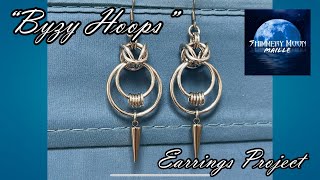 Byzy Hoops Earrings Project [upl. by Ahsilat906]