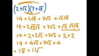 SURDS Simplifying amp Manipulating [upl. by Nivanod864]