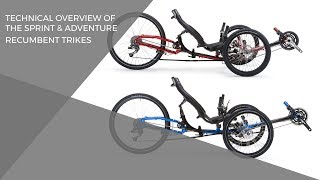 Technical overview of the Adventure and Sprint recumbent trikes [upl. by Acinot]