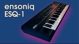 ENSONIQ ESQ1 Synthesizer 1986  CUSTOM PATCHES FOR ESQ1  SQ80  SQ8L  HD DEMO [upl. by Flanagan]