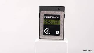 ProGrade Digital 256GB CFexpress Type B Memory Card GOLD [upl. by Ennis]