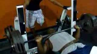 Dre Gs Bench Press 315 lbs X 22 Reps Video 2 [upl. by Nawk]