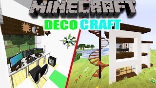 Como instalar DECOCRAFT MOD para MINECRAFT mod de decoración  Minecraft Mods [upl. by Samau]