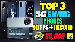 ⚡Best Top 3 best gaming phone under 35000⚡  90 FPS gaming phone for PUBGBGMI Under 35k [upl. by Opportina]