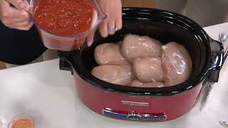 KitchenAid 6 Quart Programmable Slow Cooker with Travel Bag on QVC [upl. by Knute377]