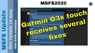 Flight Simulator 2020 MSFS Update Sim Update 15 beta new build released [upl. by Yemaj]