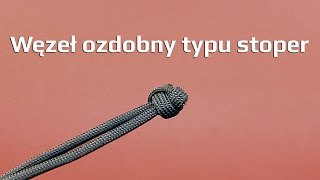 003 Paracord Łatwy do zawiązania quotstoperquot Easy to tie stopper knot [upl. by Semaj626]