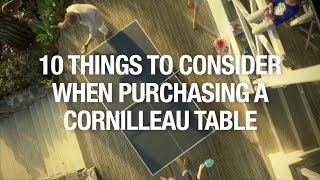 10 THINGS TO CONSIDER WHEN PURCHASING A CORNILLEAU TABLE UK [upl. by Garret]