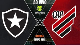 BOTAFOGO X ATHLÉTICOPR AO VIVO  BRASILEIRÃO AO VIVO SÉRIE A  PARCIAIS DO CARTOLA AO VIVO [upl. by Bollinger]