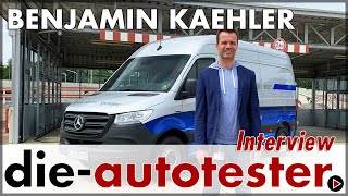 Benjamin Kaehler Ein Tag mit dem Leiter eDriveVans MercedesBenz  Interview  Daimler  Deutsch [upl. by April]