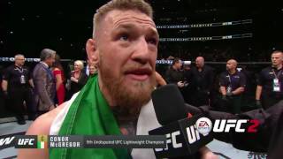 UFC 205 Conor McGregor Octagon Interview [upl. by Evie]