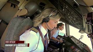 Female pilots flying high around the world  Airbus A380  Boeing 777  Emirates Airline [upl. by Sueaddaht]