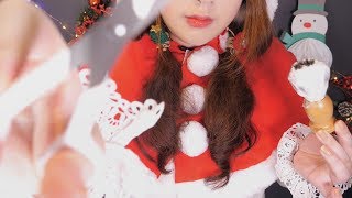 ASMR Becoming Stylish Santa 🎅💈 Haircut Shampoo Shaving English [upl. by Lynd]