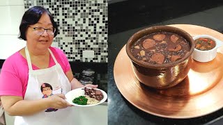 ESSA FEIJOADA VEGANA FICOU DELICIOSAQUER APRENDER A FAZER VEM COMIGO [upl. by Anilorak188]