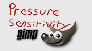 How to Use GIMP Pressure Sensitivity With Tablet Input Devices [upl. by Kucik]